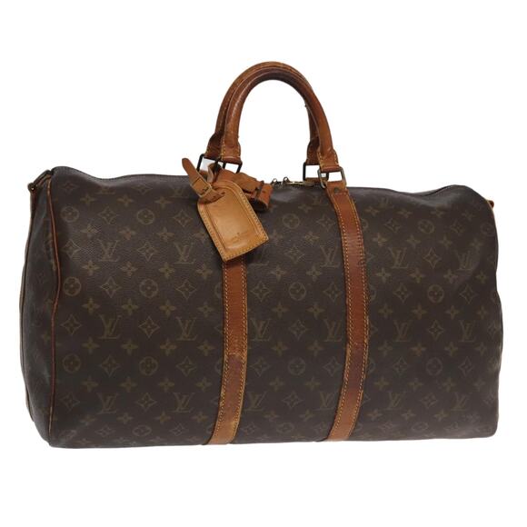 LOUIS VUITTON Monogram Keepall Bandouliere 50 Boston Bag M41416 - Picture 1 of 16